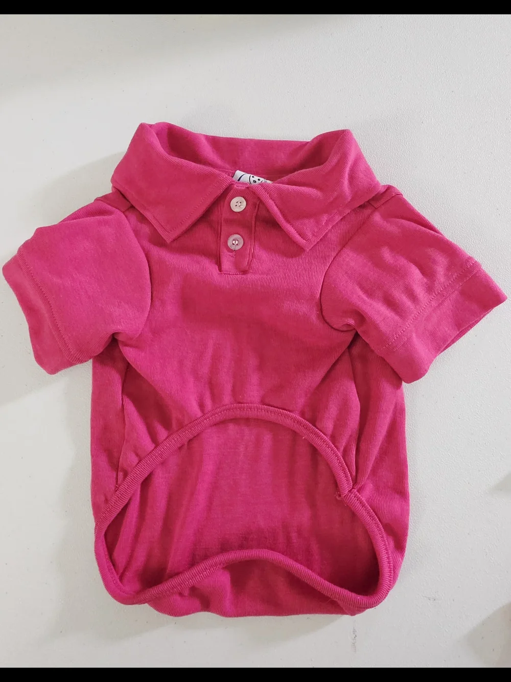 Classic Hot Pink Polo Shirt for Dogs - Stylish Pet Tee